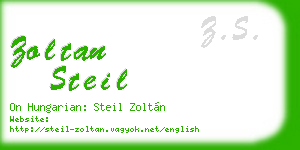 zoltan steil business card